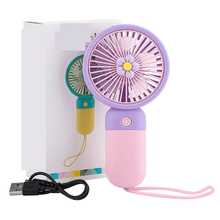 Ručni USB ventilator na punjenje – 3 brzine, prijenosni