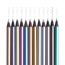 Metalik drvene bojice – set od 12 boja
